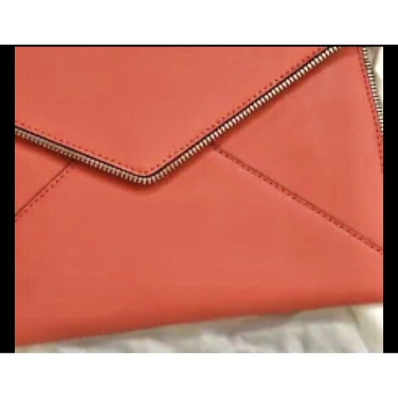 Rebecca Minkoff  Envelope Clutch  card pockets Leather - Picture 6 of 11